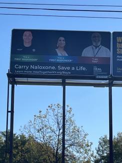 Boyle County naloxone billboard