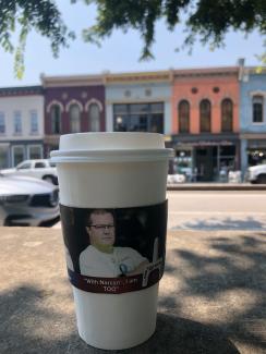 Franklin County naloxone coffee sleeve
