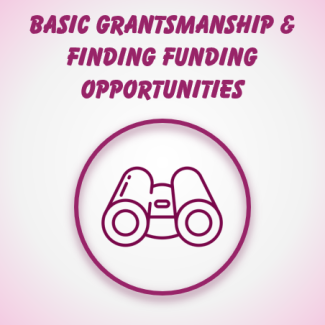 Basic grantsmanship and finding funding opportunities
