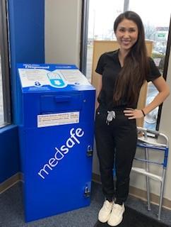 Medication disposal box at Med-Save Nicholasville