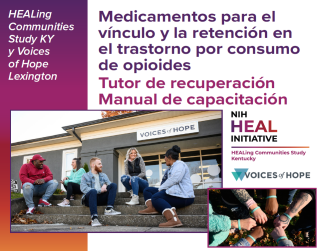 Cover of recovery coach training manual in spanish