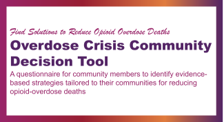 Overdose Crisis Community Decision Tool Cover Image